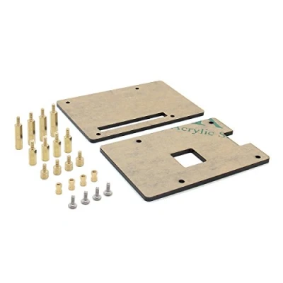 Abbildung von Geekworm Raspberry Pi 4 Gehäuse Case, Universal HAT Size Case DIY Kit Acryl Hülle für 5 / Model B 3B+ 3B 2B B+