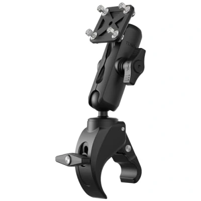 Abbildung von TUSITA Motorrad ATV/UTV Halterung Kompatibel mit Garmin Montana, Zumo XT Klauenklemme Basis, Mittlerer Arm