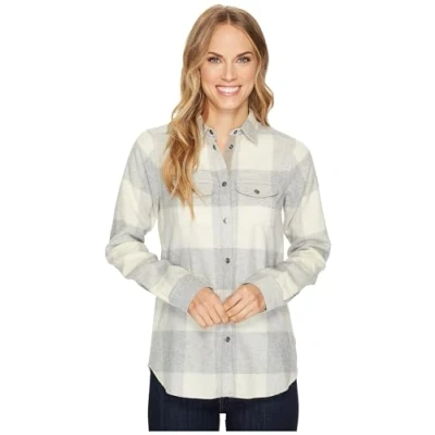 Abbildung von Fjällräven Canada Shirt Hemdbluse, Damen, Größe: XXL, Fog/chalk white