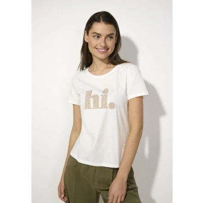 Abbildung von More &amp; &quot;HI Tshirt print, Damen, Größe: 44, Offwhite