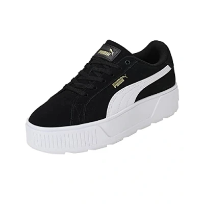Abbildung von PUMA Damen Karmen Sneaker, Black White Team Gold, 40 EU