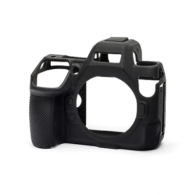 Abbildung von easyCover Silikon Schutzhülle. Kompatibel mit Nikon Z8 Mirrorless Camera. Schwarzes Schutzgehäuse., Schwarz, Kameratasche