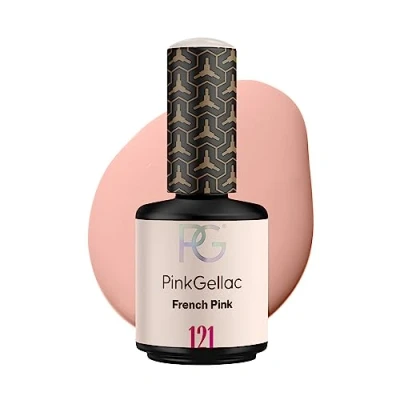 Abbildung von Pink Gellac UV Gel Nagellack 121 French 15 ml Lack Rosa Lang Anhaltend Polish Nägel in Salonqualität Nails Lampe Made Holland
