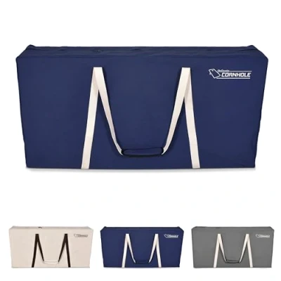 Abbildung von GoSports Unisex Erwachsene Tragetaschen Pro Grade Canvas Cornhole Case 100 x 600 cm, Marineblau, 4 2 ft