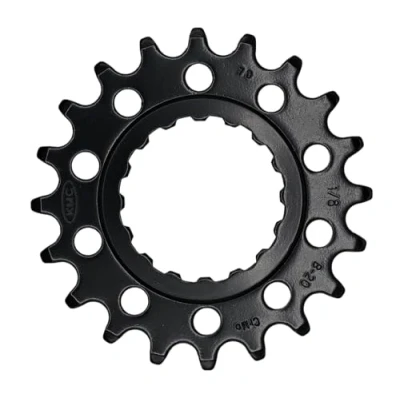 Abbildung von KMC Unisex Adult KB 20 E Bike Kettenblatt für Bosch GEN 2 Motoren, 1/2&quot; x 1/8&quot;, CrMo Stahl, Schwarz, Einheitsgröße