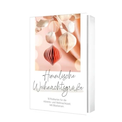 Abbildung von Himmlische Weihnachtsgrüße Postkartenset: 18 Postkarten für die Advents und Weihnachtszeit. Mit Bibelversen