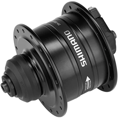 Abbildung von Nabendynamo 36 Löcher Shimano HD 3D37 3 Watt Center Lock Schnellverschluss Schwarz