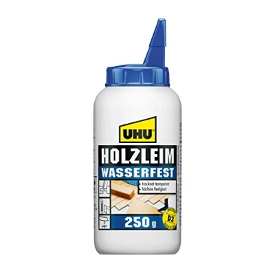 Abbildung von 12 x Uhu Holzleim Wasserfest D3 Flasche 250g