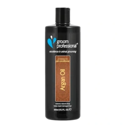Abbildung von GROOM PROFESSIONAL Argan Oil Conditioner Pflegespülung Für Hunde Reparierende mit Geschädigtem Haar Entwirrende Trockene und Juckende Haut, 450ml