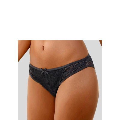 Abbildung von Lascana Straps Brief Slip, Damen, Größe: 32/34, Black