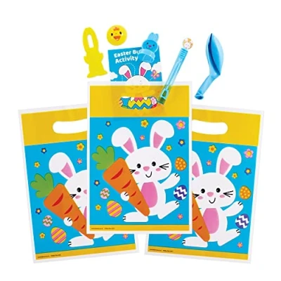 Abbildung von Baker Ross FX481 Oster Party Beutetaschen Packung mit 10, Ostern Partytaschen Multipack für Kinder