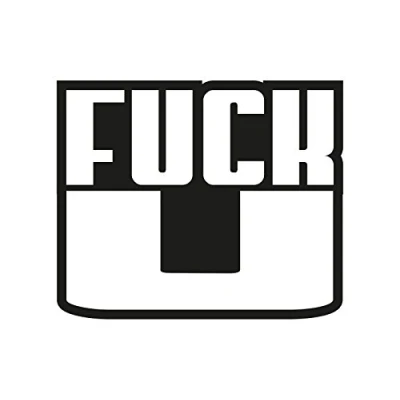 Abbildung von Plott Aufkleber Fuck U Böse Spruch Sticker Tuning Autoaufkleber Fun Gag