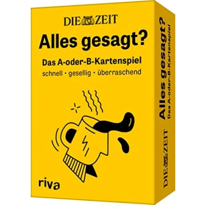 Abbildung von Riva Spiel, DIE ZEIT »Alles gesagt?«