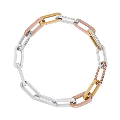 Abbildung von iXXXi Connect Verbundarmband Billie Silber 20cm, Edelstahl, Kein Edelstein