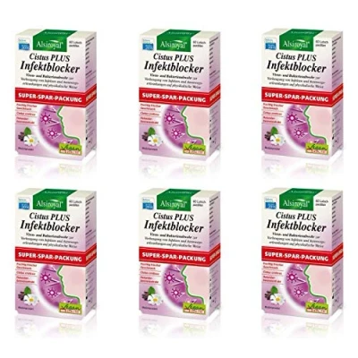 Abbildung von Alsiroyal Cistus PLUS Infektblocker Doppelpack 6x60 Tabletten 360 g