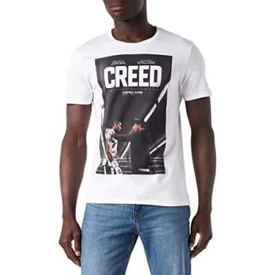 Abbildung von cotton division Herren Mecreedts004 T Shirt, weiß, XL