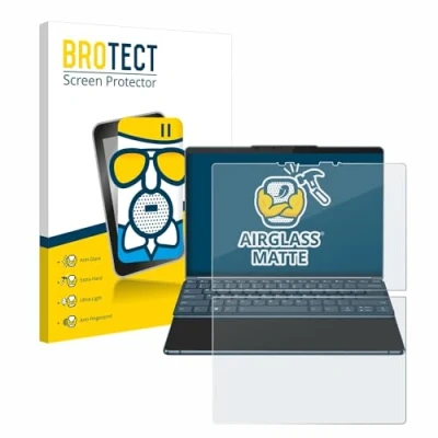 Abbildung von BROTECT Entspiegelungs Schutzglas für Lenovo Yoga Book 9i Gen 8 Schutz Folie Panzerfolie Glas Matt [Extrem Kratzfest 9H, Anti Reflex]