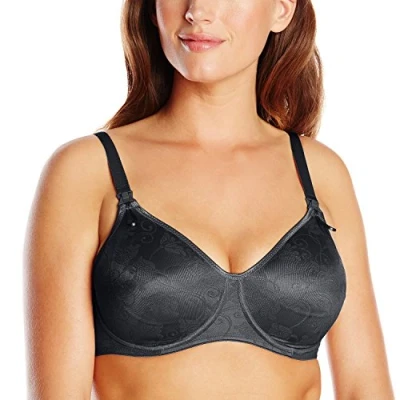 Abbildung von Anita Maternity Damen Nahtloser Sport BH Still BH, Einfarbig, Gr. 70E, Schwarz (schwarz 001)