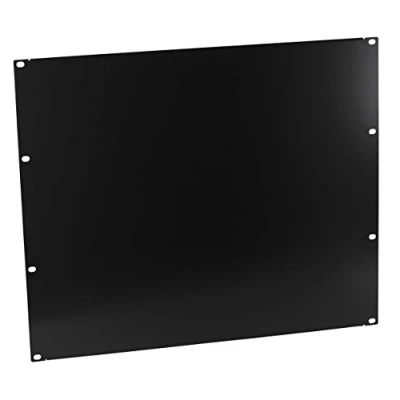 Abbildung von Kab24® Blindabdeckung Frontplatte Blindplatte Abdeckung 19 Zoll 9HE schwarz RAL9005