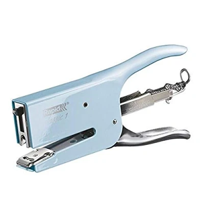 Abbildung von Rapid 5000492 Heftzange K1 (Metall, Heftleistung 50 Blatt, Heftklammerntyp 24) hellblau