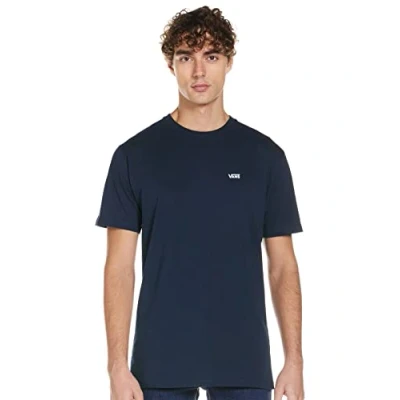 Abbildung von Vans LEFT Chest LOGO Tshirt basic, Herren, Größe: Small, Navy/white