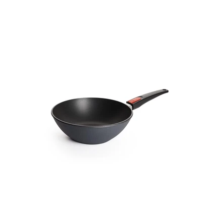 Abbildung von Woll Diamond Lite Wok und Rührpfanne Induktiv , Ø 26 cm, 9 cm hoch Geeignet für alle Herdarten, Aluminiumguss, Antihaft Versiegelung, backofenfest, anthrazit