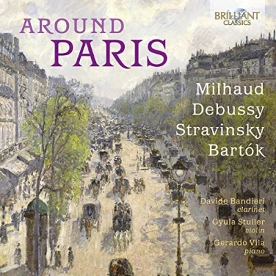 Abbildung von Around Paris:Milhaud,Debussy,Stravinsky,Bartok