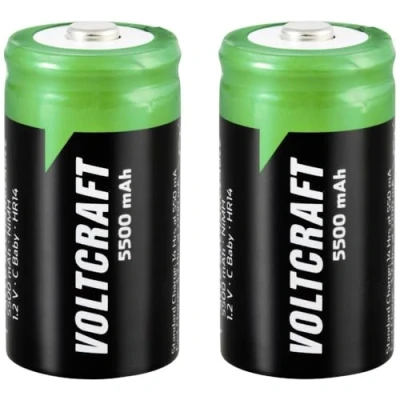 Abbildung von VOLTCRAFT HR14 Baby (C) Akku NiMH 5500 mAh 1.2 V 2 St.
