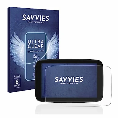 Abbildung von Savvies 6 Stück Schutzfolie für TomTom Go Expert 7&quot; Displayschutz Folie Ultra Transparent