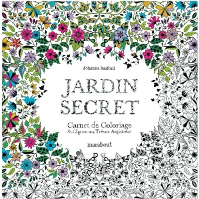 Abbildung von Jardin secret: Carnet de coloriage &amp; chasse au trésor antistress