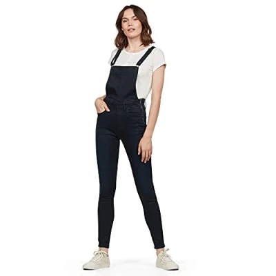 Abbildung von G STAR RAW Damen Lynn High Waist Skinny Overall, Blau (deep blue ocean D14425 B481 A818), 34