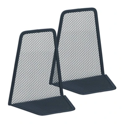 Abbildung von relaxdays Buchstütze Metall im 2er Set