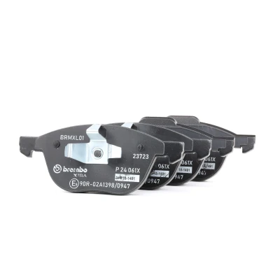 Abbildung von BREMBO P 24 061X Bremsbelagsatz exkl. Verschleißwarnkontakt ohne Zubehör FORD: FOCUS 3, 2 Cabriolet, KUGA 1, MAZDA: 5, 3 Hatchback
