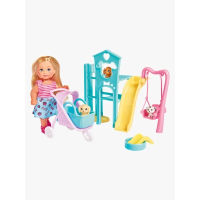 Abbildung von Evi Love Puppe mit Welpen