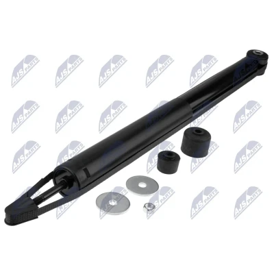 Abbildung von NTY A HD 035 Stoßdämpfer Hinterachse links, rechts Gasdruck Teleskop oben Stift, unten Auge HONDA: CIVIC 8 Hatchback, 9