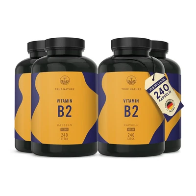 Abbildung von Vitamin B2 Vegan Riboflavin 32 Monate Vorrat 960 St