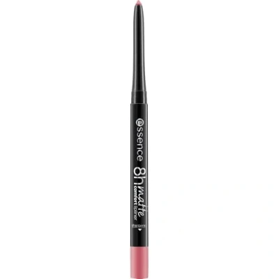 Abbildung von essence 8h MATTE comfort lipliner, Nr. 15, Pink, langanhaltend, sofortiges Ergebnis, matt, vegan, wasserfest, ohne Konservierungsstoffe, Parabene, 1er Pack (0.3g)