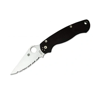 Abbildung von Spyderco Unisex Erwachsene para Military 2 Spyderedge Taschenmesser, Schwarz, 21
