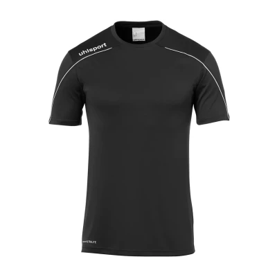 Abbildung von uhlsport Stream Tshirt print für Kinder, Größe: 128, Schwarz weiß
