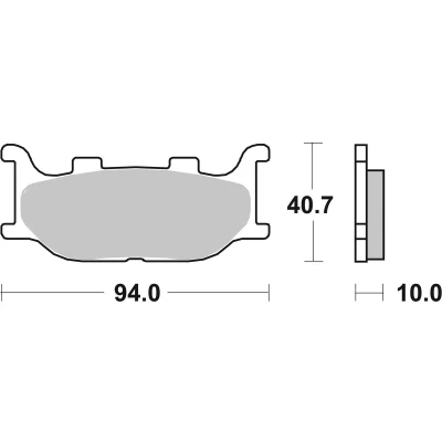 Abbildung von TRW Organic Allround MCB666 Bremsbelagsatz