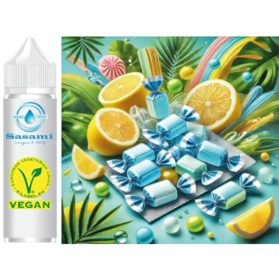 Abbildung von Eisbonbon Zitrone Aroma Konzentrat Vegan Sasami 10ml