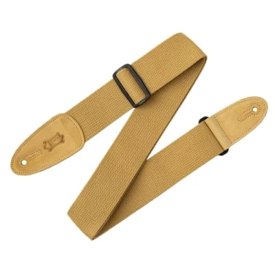 Abbildung von Levy&#039;s MC8 Tan Gitarrengurt Cotton Colour Suede Ends 2&quot;