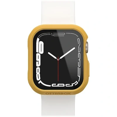 Abbildung von OtterBox Eclipse Bumper mit integrierter Displayschutzglas für Apple Watch Series 9/8/7 41mm, gehärtetes Glas, stoßfeste, sturzsichere und schlanke Schutzhülle Watch, Gelb