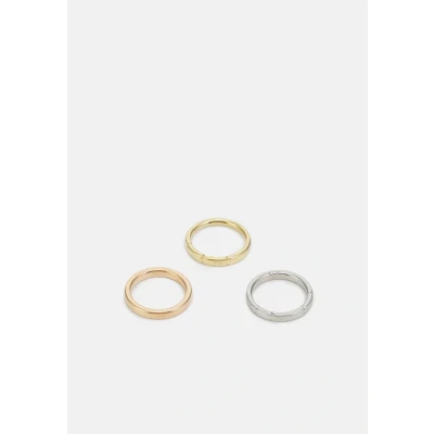 Abbildung von Calvin Klein SET Ring silvercoloured/rose goldcoloured/goldcoloured, Damen, Größe: 54, Silver coloured/rose gold coloured/gold coloured