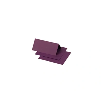 Abbildung von Clairefontaine 75011C Packung mit 25 Tischaufsteller Pollen, 85x80 mm, gefaltet, Cassis