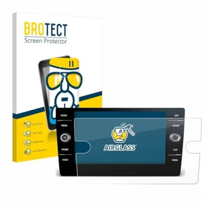 Abbildung von BROTECT Schutzglas für Volkswagen T Roc 2017 2019 Discover Media 8&quot; Schutzfolie Panzer Folie Glas [Extrem Kratzfest 9H