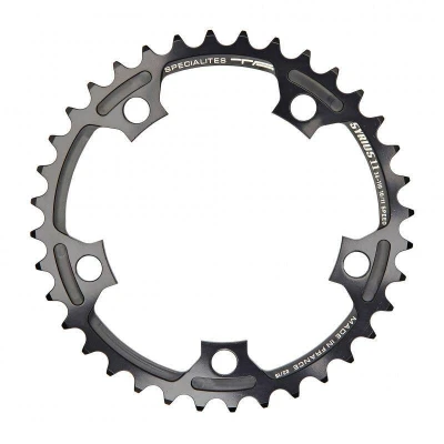 Abbildung von Specialites TA Kettenblatt Syrius 34 110mm innen 10/11 f. schwarz Fahrrad