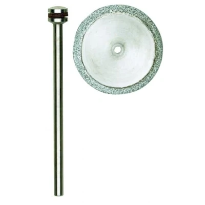 Abbildung von Proxxon 28840 Diamanttrennscheibe 20mm mit Träger, weiß/grau