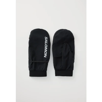 Abbildung von Salomon Bonatti Waterproof Unisex Handschuhe, Trail Running Wandern MTB Laufz, Atmungsaktivität, Reflektierende Details, Schwarz, XS/S