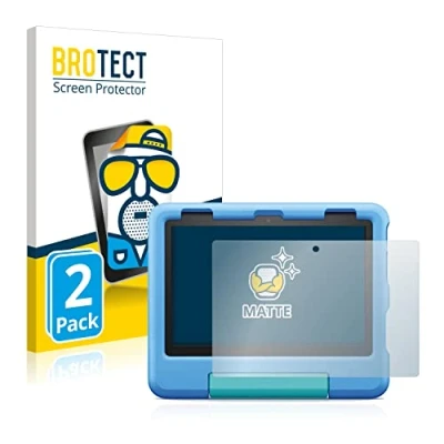Abbildung von BROTECT Entspiegelungs Schutzfolie für Amazon Fire HD 8 Kids 2022 (2 Stück) Matte Displayschutz Folie, Anti Reflex, Fingerprint